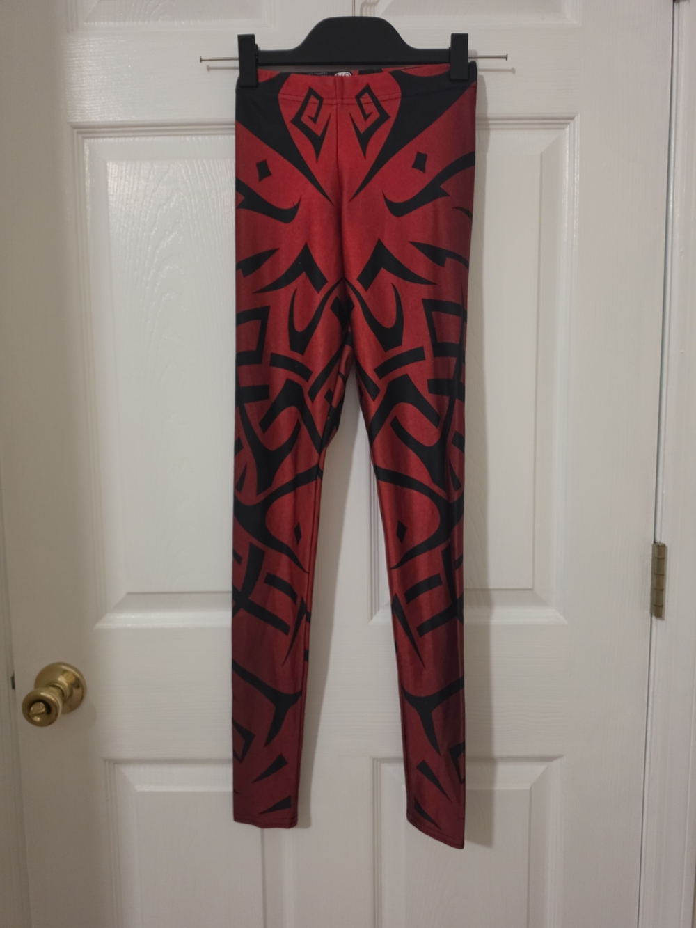 Star Wars Inspired Red and Black Leggings